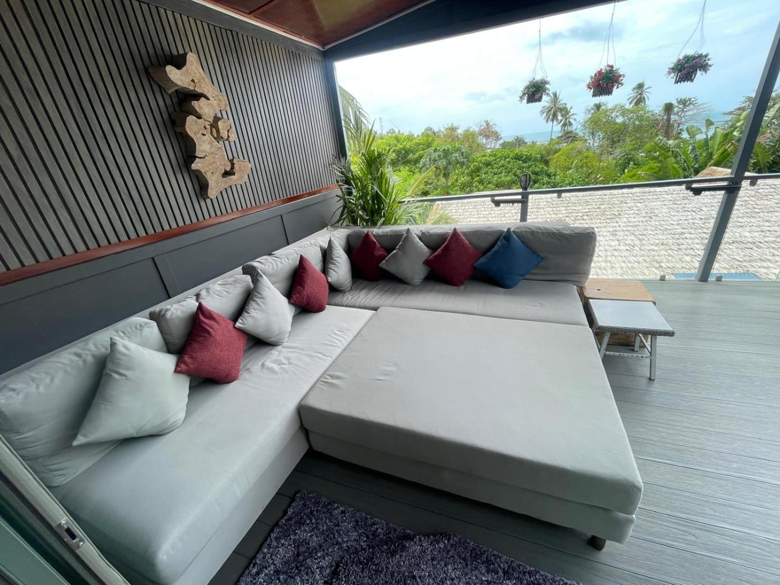 Stunning Villa With Ocean Views And Free Car Lamai Beach  Екстер'єр фото