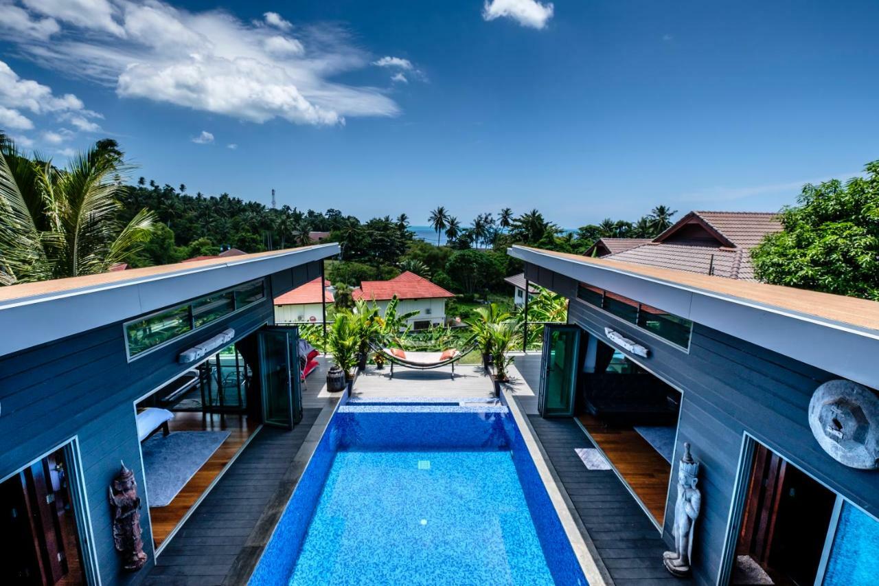 Stunning Villa With Ocean Views And Free Car Lamai Beach  Екстер'єр фото