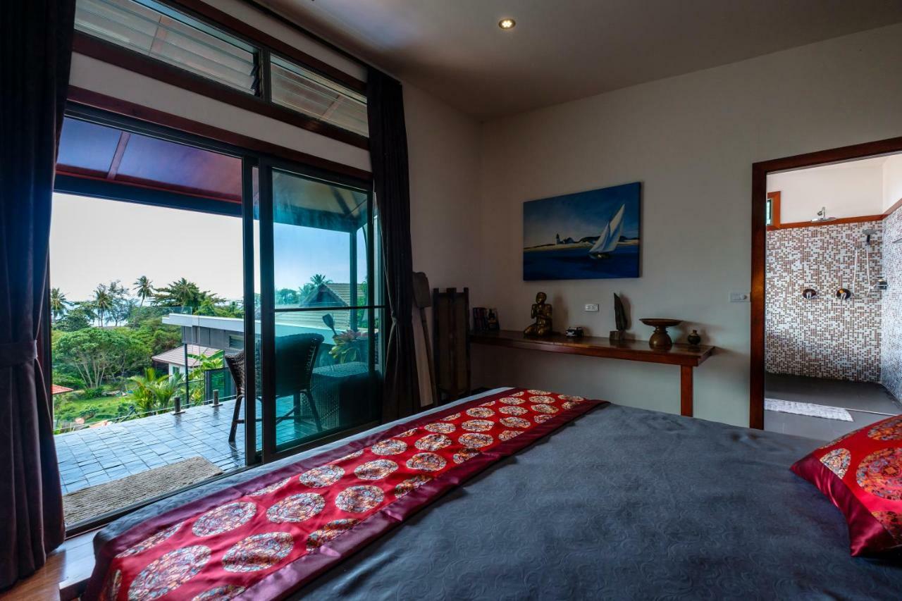 Stunning Villa With Ocean Views And Free Car Lamai Beach  Екстер'єр фото
