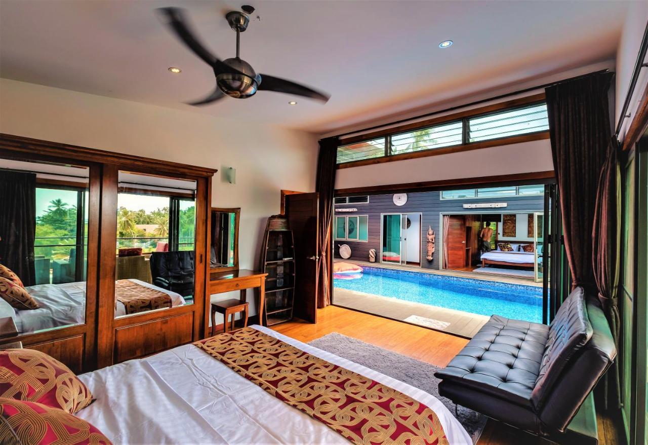 Stunning Villa With Ocean Views And Free Car Lamai Beach  Екстер'єр фото